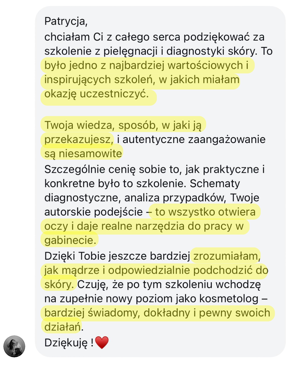 Opinia kursantki 4