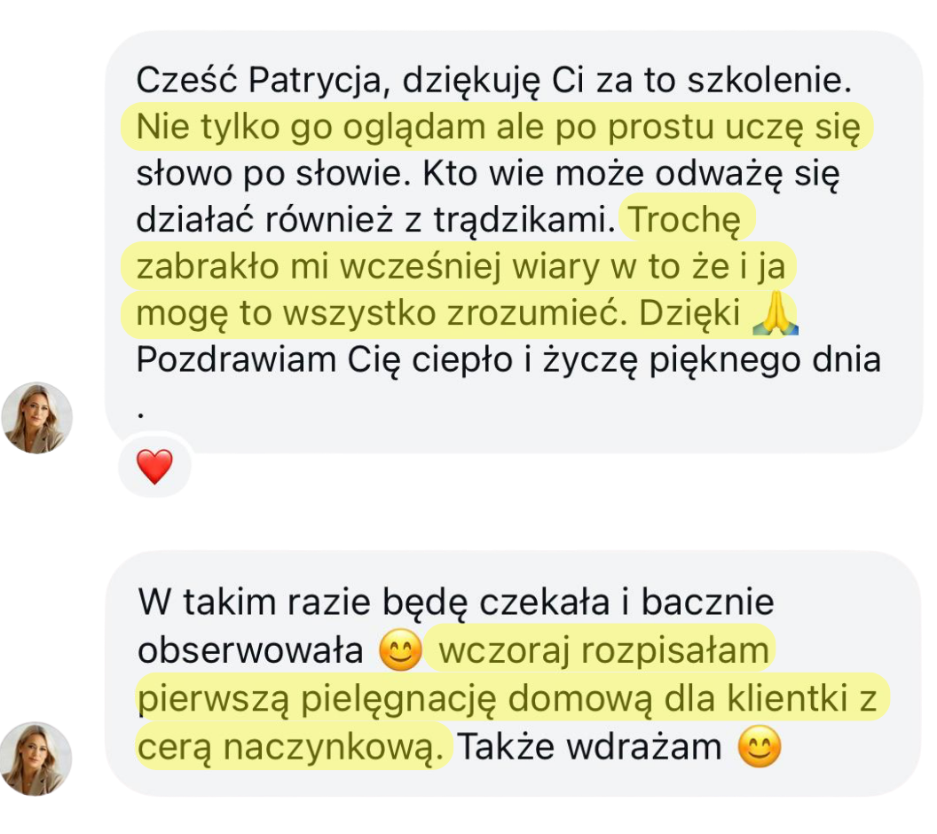 Opinia kursantki 5