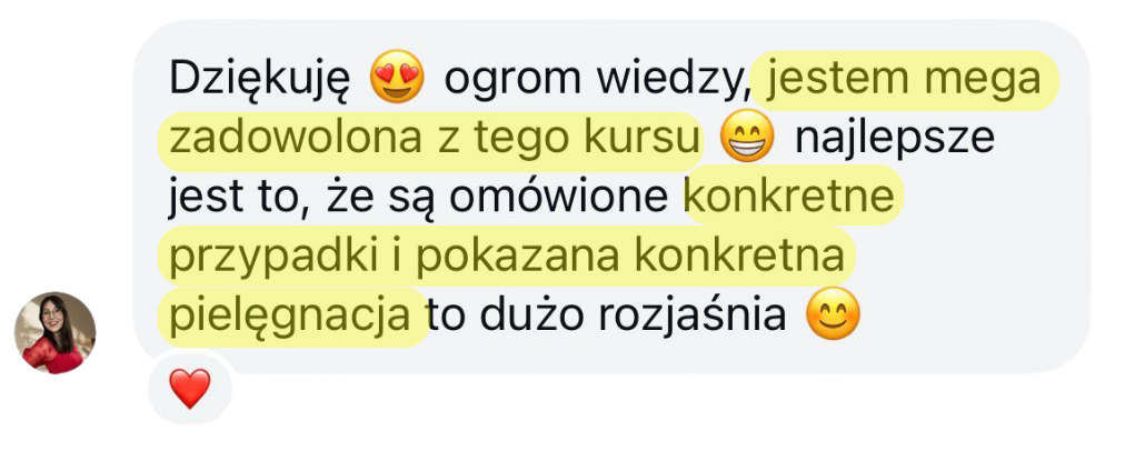 Opinia kursantki 6